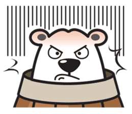 polar bear Bob sticker #12865894