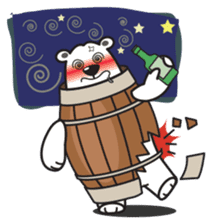 polar bear Bob sticker #12865895