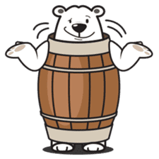 polar bear Bob sticker #12865896