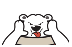 polar bear Bob sticker #12865898