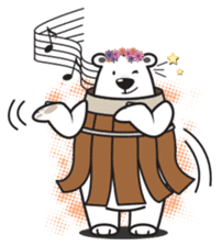 polar bear Bob sticker #12865903