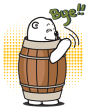 polar bear Bob sticker #12865909