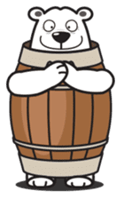 polar bear Bob sticker #12865913