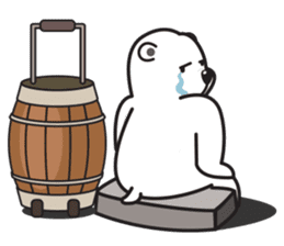 polar bear Bob sticker #12865914