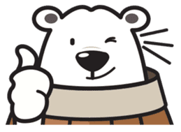 polar bear Bob sticker #12865915