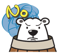 polar bear Bob sticker #12865917