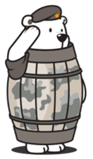 polar bear Bob sticker #12865921