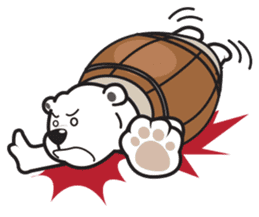 polar bear Bob sticker #12865922