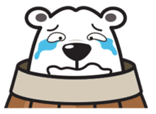 polar bear Bob sticker #12865923