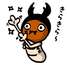 some kind of larvae sticker #12866754