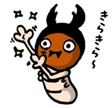 some kind of larvae sticker #12866754