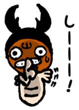 some kind of larvae sticker #12866780