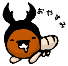 some kind of larvae sticker #12866781