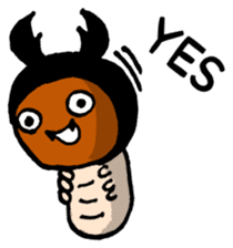 some kind of larvae sticker #12866782