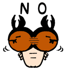 some kind of larvae sticker #12866783