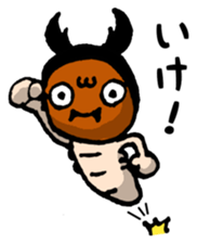 some kind of larvae sticker #12866785