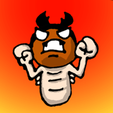 some kind of larvae sticker #12866786