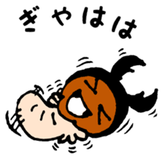 some kind of larvae sticker #12866788