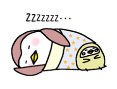 Carefree days of sparrows sticker #12867026