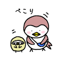 Carefree days of sparrows sticker #12867030