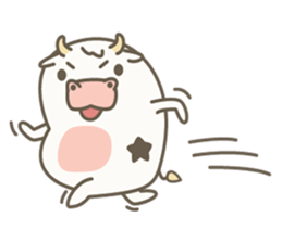 Kawaii Cow sticker #12867262