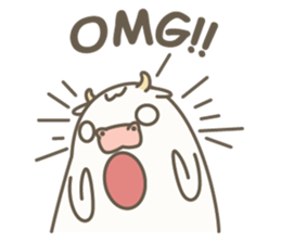 Kawaii Cow sticker #12867266