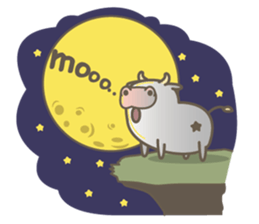 Kawaii Cow sticker #12867278