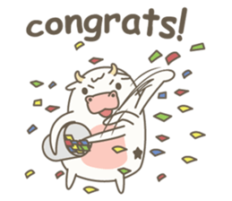 Kawaii Cow sticker #12867284