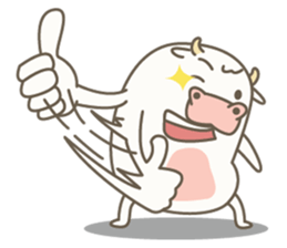 Kawaii Cow sticker #12867290