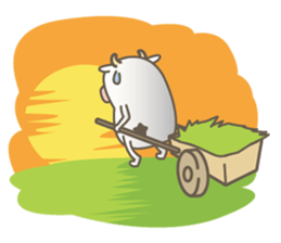 Kawaii Cow sticker #12867291