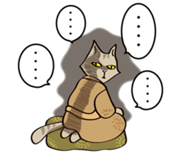cat's grumble sticker #12867462