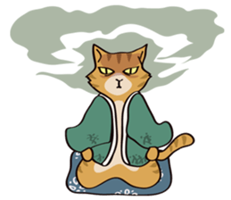 cat's grumble sticker #12867465