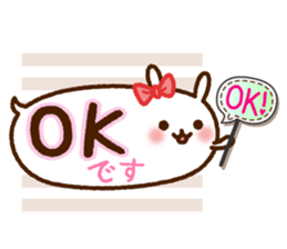 Balloon-Rabbit sticker #12867862