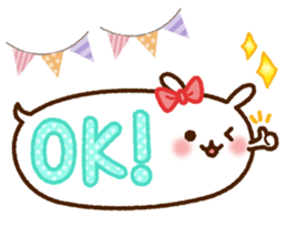 Balloon-Rabbit sticker #12867863