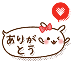 Balloon-Rabbit sticker #12867870