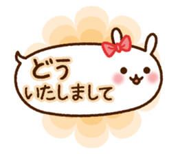 Balloon-Rabbit sticker #12867876