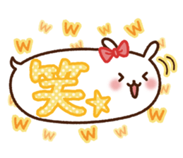 Balloon-Rabbit sticker #12867890