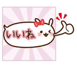 Balloon-Rabbit sticker #12867895