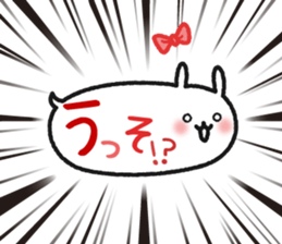 Balloon-Rabbit sticker #12867899