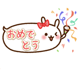 Balloon-Rabbit sticker #12867900