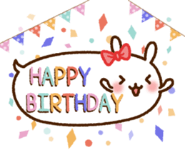 Balloon-Rabbit sticker #12867901