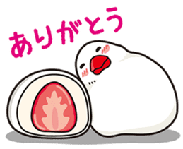 Little birds and rice cakes sticker #12868143