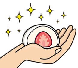 Little birds and rice cakes sticker #12868147