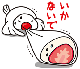 Little birds and rice cakes sticker #12868149