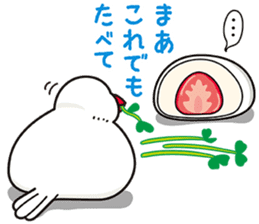 Little birds and rice cakes sticker #12868150