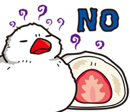 Little birds and rice cakes sticker #12868155