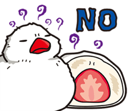 Little birds and rice cakes sticker #12868155