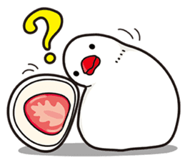 Little birds and rice cakes sticker #12868156