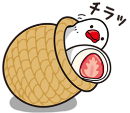 Little birds and rice cakes sticker #12868160