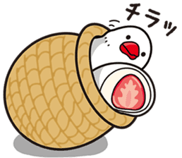 Little birds and rice cakes sticker #12868160